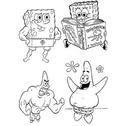 Página para colorir: bob esponja (desenhos animados) #33386 - Páginas para Colorir Imprimíveis Gratuitamente