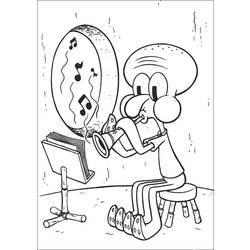 Página para colorir: bob esponja (desenhos animados) #33400 - Páginas para Colorir Imprimíveis Gratuitamente