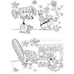 Página para colorir: bob esponja (desenhos animados) #33417 - Páginas para Colorir Imprimíveis Gratuitamente