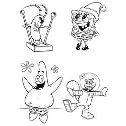 Página para colorir: bob esponja (desenhos animados) #33418 - Páginas para Colorir Imprimíveis Gratuitamente