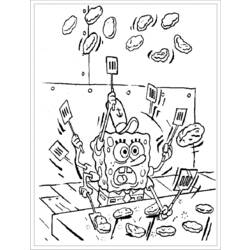 Página para colorir: bob esponja (desenhos animados) #33421 - Páginas para Colorir Imprimíveis Gratuitamente