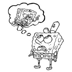 Página para colorir: bob esponja (desenhos animados) #33449 - Páginas para Colorir Imprimíveis Gratuitamente