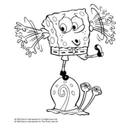 Página para colorir: bob esponja (desenhos animados) #33455 - Páginas para Colorir Imprimíveis Gratuitamente