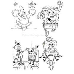 Página para colorir: bob esponja (desenhos animados) #33468 - Páginas para Colorir Imprimíveis Gratuitamente