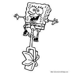 Página para colorir: bob esponja (desenhos animados) #33531 - Páginas para Colorir Imprimíveis Gratuitamente