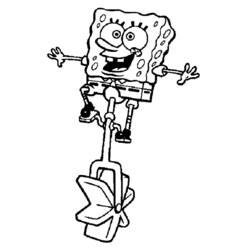 Página para colorir: bob esponja (desenhos animados) #33563 - Páginas para Colorir Imprimíveis Gratuitamente