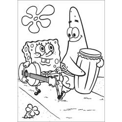 Página para colorir: bob esponja (desenhos animados) #33611 - Páginas para Colorir Imprimíveis Gratuitamente