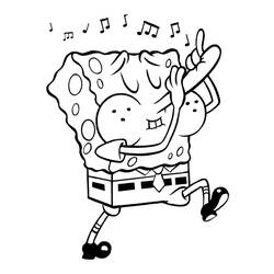 Página para colorir: bob esponja (desenhos animados) #33656 - Páginas para Colorir Imprimíveis Gratuitamente