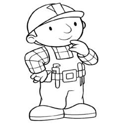 Página para colorir: Bob o construtor (desenhos animados) #33087 - Páginas para Colorir Imprimíveis Gratuitamente