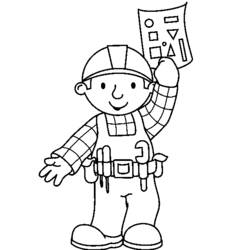 Página para colorir: Bob o construtor (desenhos animados) #33094 - Páginas para Colorir Imprimíveis Gratuitamente