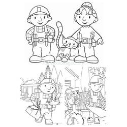 Página para colorir: Bob o construtor (desenhos animados) #33095 - Páginas para Colorir Imprimíveis Gratuitamente