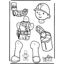 Página para colorir: Bob o construtor (desenhos animados) #33161 - Páginas para Colorir Imprimíveis Gratuitamente