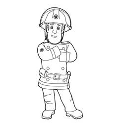 Página para colorir: Bombeiro Sam (desenhos animados) #39770 - Páginas para Colorir Imprimíveis Gratuitamente