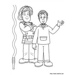 Página para colorir: Bombeiro Sam (desenhos animados) #39819 - Páginas para Colorir Imprimíveis Gratuitamente