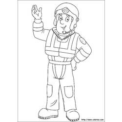 Página para colorir: Bombeiro Sam (desenhos animados) #39883 - Páginas para Colorir Imprimíveis Gratuitamente