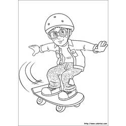 Página para colorir: Bombeiro Sam (desenhos animados) #39885 - Páginas para Colorir Imprimíveis Gratuitamente