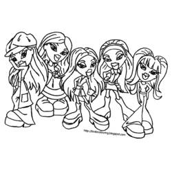 Página para colorir: Bratz (desenhos animados) #32389 - Páginas para Colorir Imprimíveis Gratuitamente