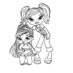 Página para colorir: Bratz (desenhos animados) #32402 - Páginas para Colorir Imprimíveis Gratuitamente