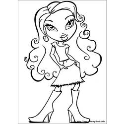 Página para colorir: Bratz (desenhos animados) #32405 - Páginas para Colorir Imprimíveis Gratuitamente