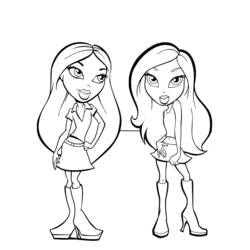 Página para colorir: Bratz (desenhos animados) #32440 - Páginas para Colorir Imprimíveis Gratuitamente