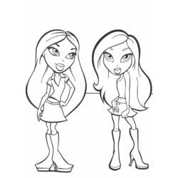 Página para colorir: Bratz (desenhos animados) #32501 - Páginas para Colorir Imprimíveis Gratuitamente