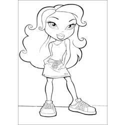 Página para colorir: Bratz (desenhos animados) #32526 - Páginas para Colorir Imprimíveis Gratuitamente