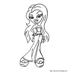 Página para colorir: Bratz (desenhos animados) #32545 - Páginas para Colorir Imprimíveis Gratuitamente