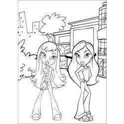 Página para colorir: Bratz (desenhos animados) #32553 - Páginas para Colorir Imprimíveis Gratuitamente