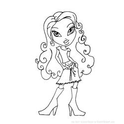 Página para colorir: Bratz (desenhos animados) #32571 - Páginas para Colorir Imprimíveis Gratuitamente