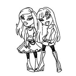 Página para colorir: Bratz (desenhos animados) #32584 - Páginas para Colorir Imprimíveis Gratuitamente