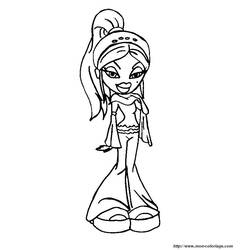 Página para colorir: Bratz (desenhos animados) #32643 - Páginas para Colorir Imprimíveis Gratuitamente