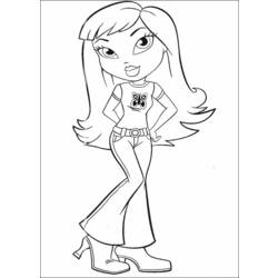 Página para colorir: Bratz (desenhos animados) #32649 - Páginas para Colorir Imprimíveis Gratuitamente