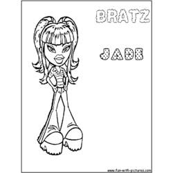 Página para colorir: Bratz (desenhos animados) #32657 - Páginas para Colorir Imprimíveis Gratuitamente