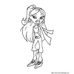 Página para colorir: Bratz (desenhos animados) #32685 - Páginas para Colorir Imprimíveis Gratuitamente