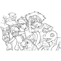 Página para colorir: Digimon (desenhos animados) #51424 - Páginas para Colorir Imprimíveis Gratuitamente