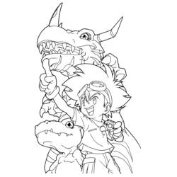 Página para colorir: Digimon (desenhos animados) #51425 - Páginas para Colorir Imprimíveis Gratuitamente