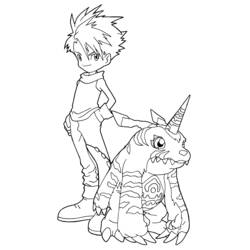 Página para colorir: Digimon (desenhos animados) #51446 - Páginas para Colorir Imprimíveis Gratuitamente