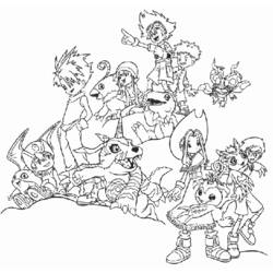 Página para colorir: Digimon (desenhos animados) #51568 - Páginas para Colorir Imprimíveis Gratuitamente