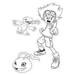 Página para colorir: Digimon (desenhos animados) #51625 - Páginas para Colorir Imprimíveis Gratuitamente