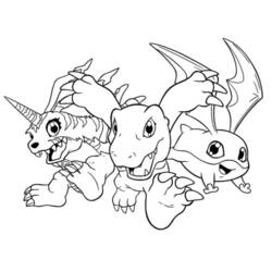 Página para colorir: Digimon (desenhos animados) #51710 - Páginas para Colorir Imprimíveis Gratuitamente