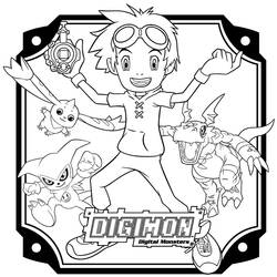 Página para colorir: Digimon (desenhos animados) #51723 - Páginas para Colorir Imprimíveis Gratuitamente