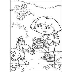 Página para colorir: Dora a Aventureira (desenhos animados) #29732 - Páginas para Colorir Imprimíveis Gratuitamente