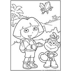 Página para colorir: Dora a Aventureira (desenhos animados) #29740 - Páginas para Colorir Imprimíveis Gratuitamente