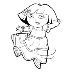 Página para colorir: Dora a Aventureira (desenhos animados) #29741 - Páginas para Colorir Imprimíveis Gratuitamente