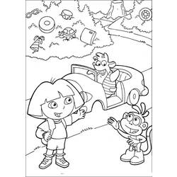 Página para colorir: Dora a Aventureira (desenhos animados) #29746 - Páginas para Colorir Imprimíveis Gratuitamente