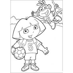 Página para colorir: Dora a Aventureira (desenhos animados) #29756 - Páginas para Colorir Imprimíveis Gratuitamente