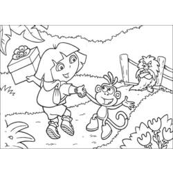 Página para colorir: Dora a Aventureira (desenhos animados) #29774 - Páginas para Colorir Imprimíveis Gratuitamente