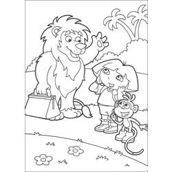 Página para colorir: Dora a Aventureira (desenhos animados) #29784 - Páginas para Colorir Imprimíveis Gratuitamente