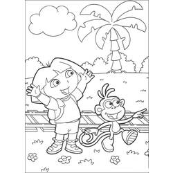 Página para colorir: Dora a Aventureira (desenhos animados) #29796 - Páginas para Colorir Imprimíveis Gratuitamente