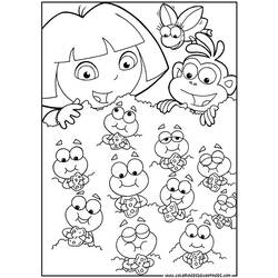 Página para colorir: Dora a Aventureira (desenhos animados) #29800 - Páginas para Colorir Imprimíveis Gratuitamente